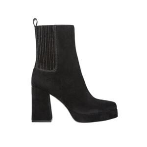 NWOT Blondo Rozalie Waterproof Suede Black Booties – Sz 9M